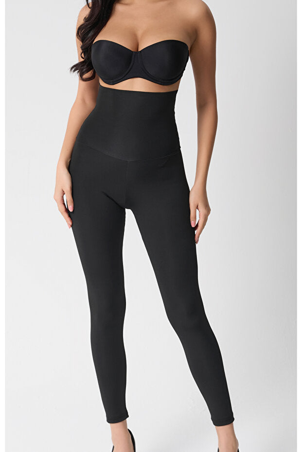 Yüksek Bel Korse Tayt